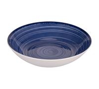 Set 6 Piatti Fondi in Porcellana Ø20,5 cm, Baita Acqua