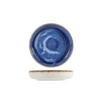 Piatto Fondo In Porcellana, Colore Bianco E Blu, H&H, 19Cm