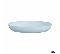 Piatto Fondo Luminarc Diwali Paradise Azzurro Vetro 29 cm [12 Unità]