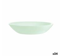 Piatto Fondo Luminarc Diwali Paradise Verde Vetro 20 cm [24 Unità]