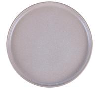 Piatto FRUTTA BERLIN IN GRES (stoneware) Bordo rialzato Finitura matt Decoro effetto Stone Dimensioni Ø 21,6x h2,3 cm Lavabile in lavastoviglie Utilizzabile nel microonde Colore Terra grigio