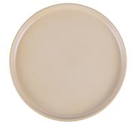Piatto FRUTTA BERLIN IN GRES (stoneware) Bordo rialzato Finitura matt Decoro effetto Stone Dimensioni Ø 21,6x h2,3 cm Lavabile in lavastoviglie Utilizzabile nel microonde Colore: sabbia sabbia