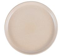 Piatto FRUTTA BERLIN IN GRES (stoneware) Bordo rialzato Finitura matt Decoro effetto Stone Dimensioni Ø 21,6x h2,3 cm Lavabile in lavastoviglie Utilizzabile nel microonde Colore: sabbia sabbia