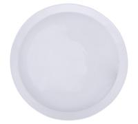 Set 6 Piatto frutta in vetro opalino 21,5 cm, bianco