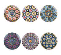 Piatto frutta Marrakech In porcellana Misure: Ø 19 x h. 2 cm Lavabile in lavastoviglie Utilizzabile in microonde Disponibile in 6 decori assortiti multicolor