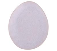 Set 6 Piatto frutta ovale 21,5x18 cm in gres bicolor, The Market