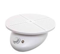 Decora, 9276010 Piatto Girevole Elettrico, Piatto Ø 28 cm, con pratico Pulsante di Stand-by per bloccare la rotazione del piatto senza resettare il senso di rotazione e la velocità