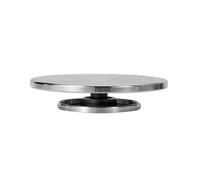 Piatto girevole in alluminio ideale per scolpire, dipingere e cuocere al forno, con funzione di rotazione a 360 gradi (15 cm (sotto i 12 cm)