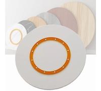 Piatto girevole in legno massello da 100 cm, bianco, Lazy Susan, per cucina, robusto vassoio rotante per tavolo da pranzo, opzioni perfette per servire e nization