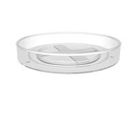 Piatto girevole in plastica, vassoio rotante, compatibile con armadietti, cucine, bagni, contenitori for alimenti e altro ancora(L)