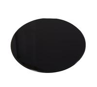 Piatto Girevole in Vetro Temperato Nero, Vetro da Tavolo Rotondo, Diametro 60/70/80 Cm (Size : 70cm)
