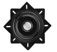 Piatto Girevole Lazy Susan da 8", Quadrato Girevole a 360 Gradi Universale per Impieghi Gradi, Piastra di Montaggio per Sedia Reclinabile Sgabello da Bar Sostituzione di Mobili Girevoli Quadrati