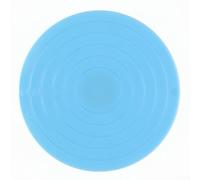Piatto girevole per decorazione torte con scala di misurazione e rotazione di 360 gradi per pasticceria e decorazione da forno (blu)