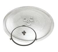 Piatto Girevole Per Microonde, Universale Piatto Rotante Di Ricambio Per Microonde Piatto In Vetro Con Supporto Centrale Accoppiatore,24.5-31.5 Cm Piatto In Vetro Forno Microonde ( Size : Diameter 31.