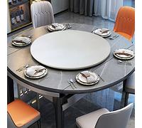 Piatto Girevole Rotante per Tavolo da Pranzo, Piatto di Servizio Centrotavola in Legno, Vassoio Rotante Rotondo, Vassoio da Tavolo Giradischi, Vassoio da Portata Girevole