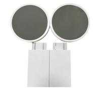 Piatto girevole universale da tavolo pranzo a 360° - Regolabile ed espandibile for piatti portata rettangolari e rotondi(4 plates)