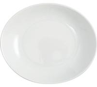 Piatto Gondola Tivoli cm 21 Bianco Saturnia T017202
