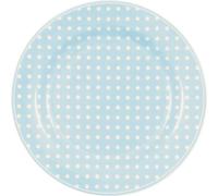 Piatto Greengate DOTTY PALE BLUE Blu Con Pois Bianchi 20 cm Piatto Da Torta