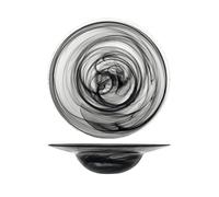 Piatto H&H Alabastro Nero Pasta 29 Vetro