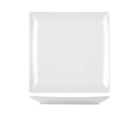Piatto H&H Osaka 26X26 Bianco Quadrato In Stoneware