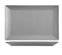 Piatto H&H Osaka 34X22 Grigio Rettangolare In Stoneware