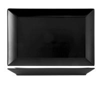 Piatto H&H Osaka 34X22 Nero Rettangolare In Stoneware