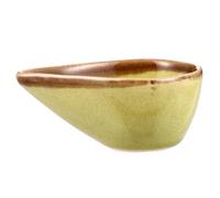 Piatto in Ceramica Piccolo Verde 1 Pezzo, Vassoio Aroma | Forma a Goccia, Facile da Pulire, per Maschera Viso e Olio Essenziale, Uso in Salone e Hotel