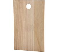 Piatto in legno, dimensioni 35 x 22 cm, spessore 13 cm, albero imperatore, 1 pezzo