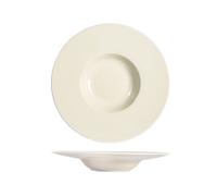 Piatto In Porcellana Charme Ivory Pasta Cm 27 Bianco H&H