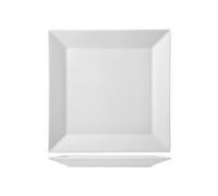 Piatto In Porcellana Classic Square Bianco Frutta Cm21,5