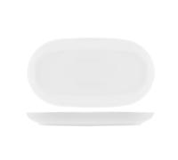 Piatto In Porcellana Oslo Bianco Ovale Cm 15 Officine Standard