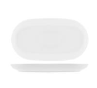 Piatto In Porcellana Oslo Bianco Ovale Cm 22 Officine Standard