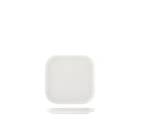 Piatto In Porcellana Quadrato, Bianco, Madrid, 17Cm, H&H