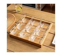 Piatto in Salsa 9 snack in vetro a griglia e ristorante for la casa del telaio snack di frutta divisa piatto di frutta secca piatto di piattino che immerge il piattino Ciotoline per Salse ( Color : A