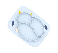 Piatto in Silicone Per Con Ventosa E Scomparti