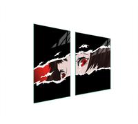 PIATTO IN VETRO e TAGLIERE 100x52 ANIME