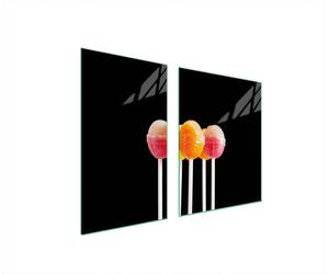 PIATTO IN VETRO e TAGLIERE 100x52 LECCA-LECCA