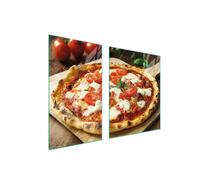 PIATTO IN VETRO e TAGLIERE 100x52 PIZZA
