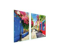 PIATTO IN VETRO e TAGLIERE 100x52 STREET