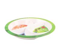 Piatto infrangibile diviso per adulti: piatto per cena a 4 scomparti per i