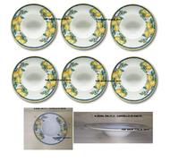 PIATTO K-BOWL 27,5 6-PEZZI CAPPELLO DI PRETE LIMONI LEMON PORCELLANA 8 2023