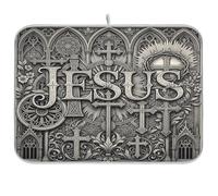 Piatto Mat Intricato Gesù Arte Stendino Stendipiatti 45,7 x 61,7 cm Scolapiatti Per Cucina Piano Opaco Resistente Al Calore Grande