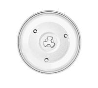Piatto Microonde 27 cm in Vetro Universale - Piatto Rotante Ricambio Compatibile Codice 482000100016 - Attacco Centrale a Y con 3 Piedini - per Whirlpool Hotpoint Bauknecht Ignis