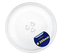 Piatto Microonde Universale Ø 25,5 mm Dispone di 3 Fissaggi con Codice Originale 3517203600 3517203610 per Daewoo DE74-00027A DE7400027A per Samsung 00089530 00260948 per Bosch - MONTERAL