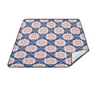 Piatto Modello Geometrico Rosetta Modello Impermeabile Spiaggia Coperte Portatile Escursionismo Outdoor Camping Mat per le Donne 30s Regali di Primavera mantas para la playa