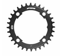 Piatto MTB 4 bracci d.104 FSA originale 32 denti singolo 11v. in alluminio nero