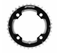 Piatto MTB 4 bracci d.104 FSA originale 36 denti doppio esterno in alluminio ner