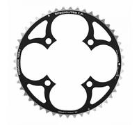 Piatto MTB 4 bracci d.104 TA Chinook triplo 48T esterno nero in alluminio per Sh