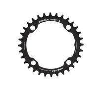 Piatto MTB 4bra d.104 ta one 32dts mono nero opaco in alluminio per shimano - sr