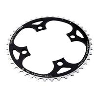Piatto MTB triplo diametro 104 esterno 42dts nero 4 bracci 23mm chinook ta 9v